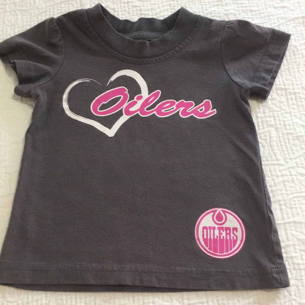 12-18m (5/$20) NHL Edmonton Oilers Fanwear Tee